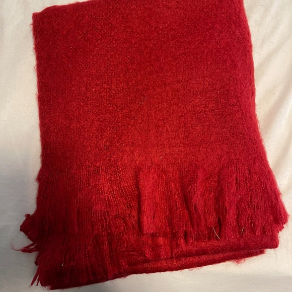 storehouse Bedding Storehouse Red Throw Poshmark